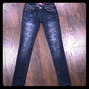 Almost Famous Distressed Skinny jeans